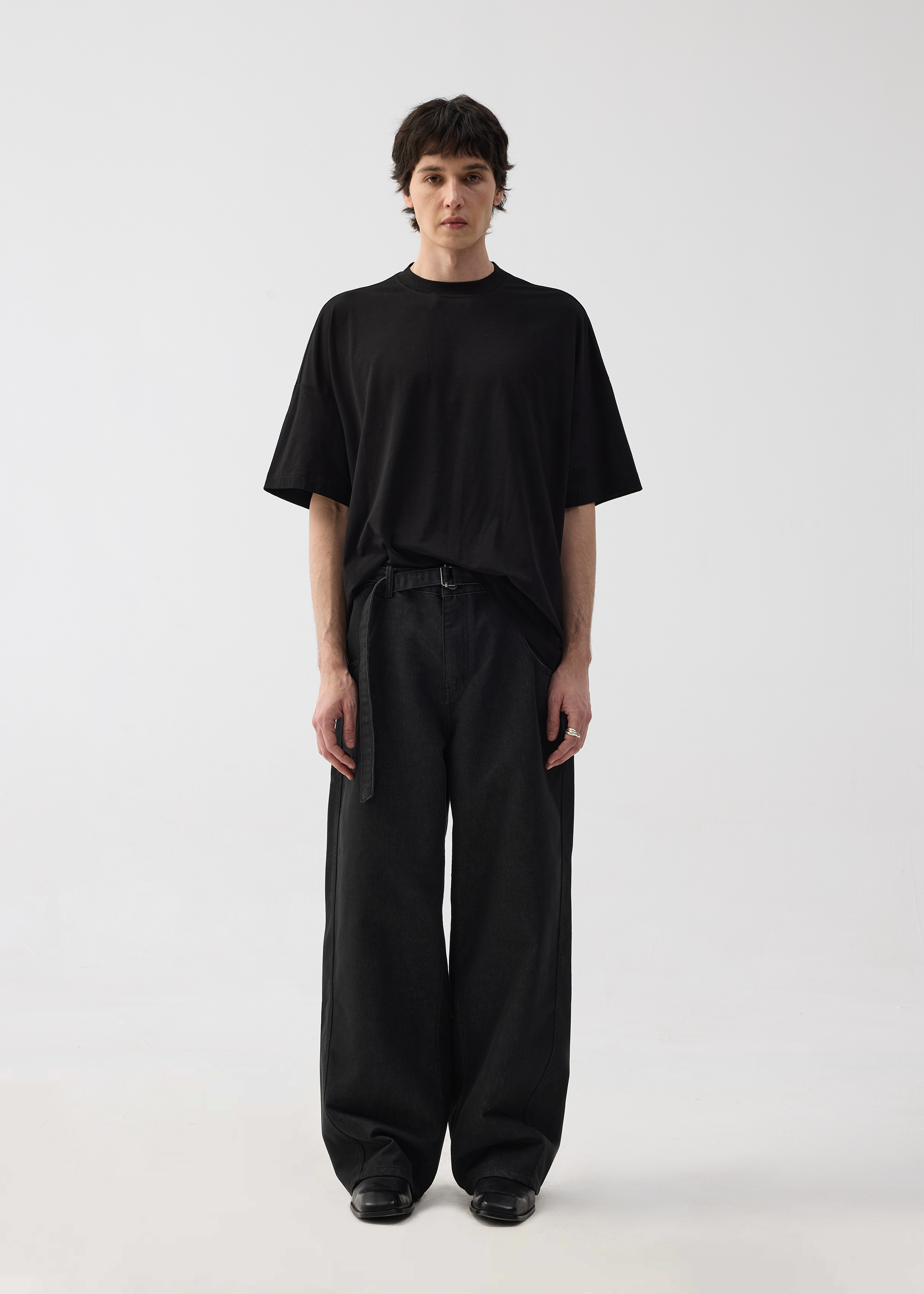 Adjustable-Waistband Jeans