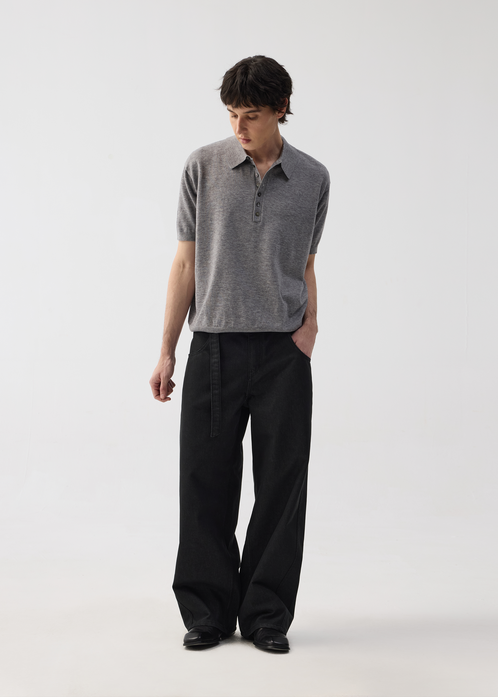 Adjustable-Waistband Jeans