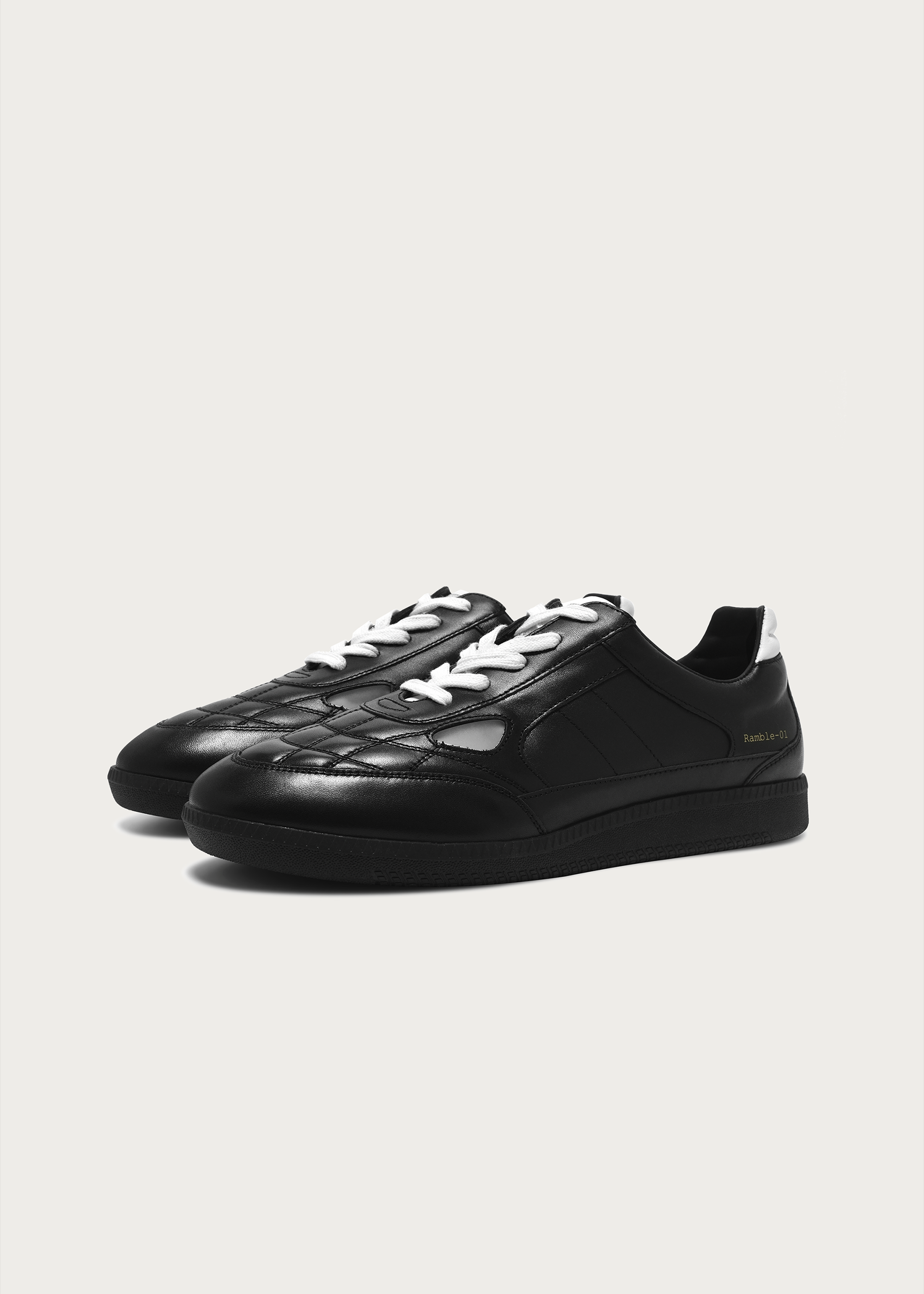 Ramble Sneakers Textured Black