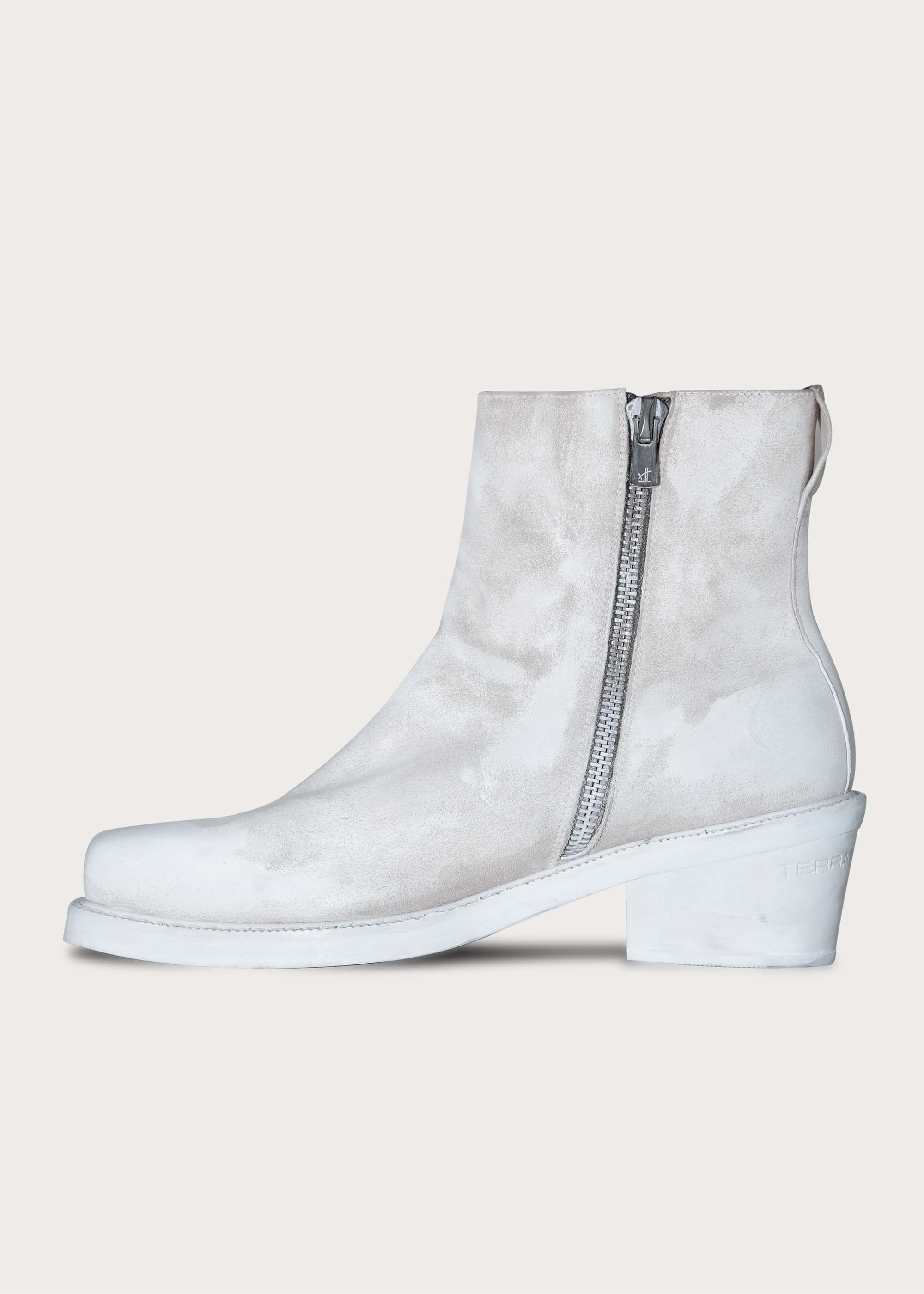 【Pre-sale 30-45 days】White painted boots