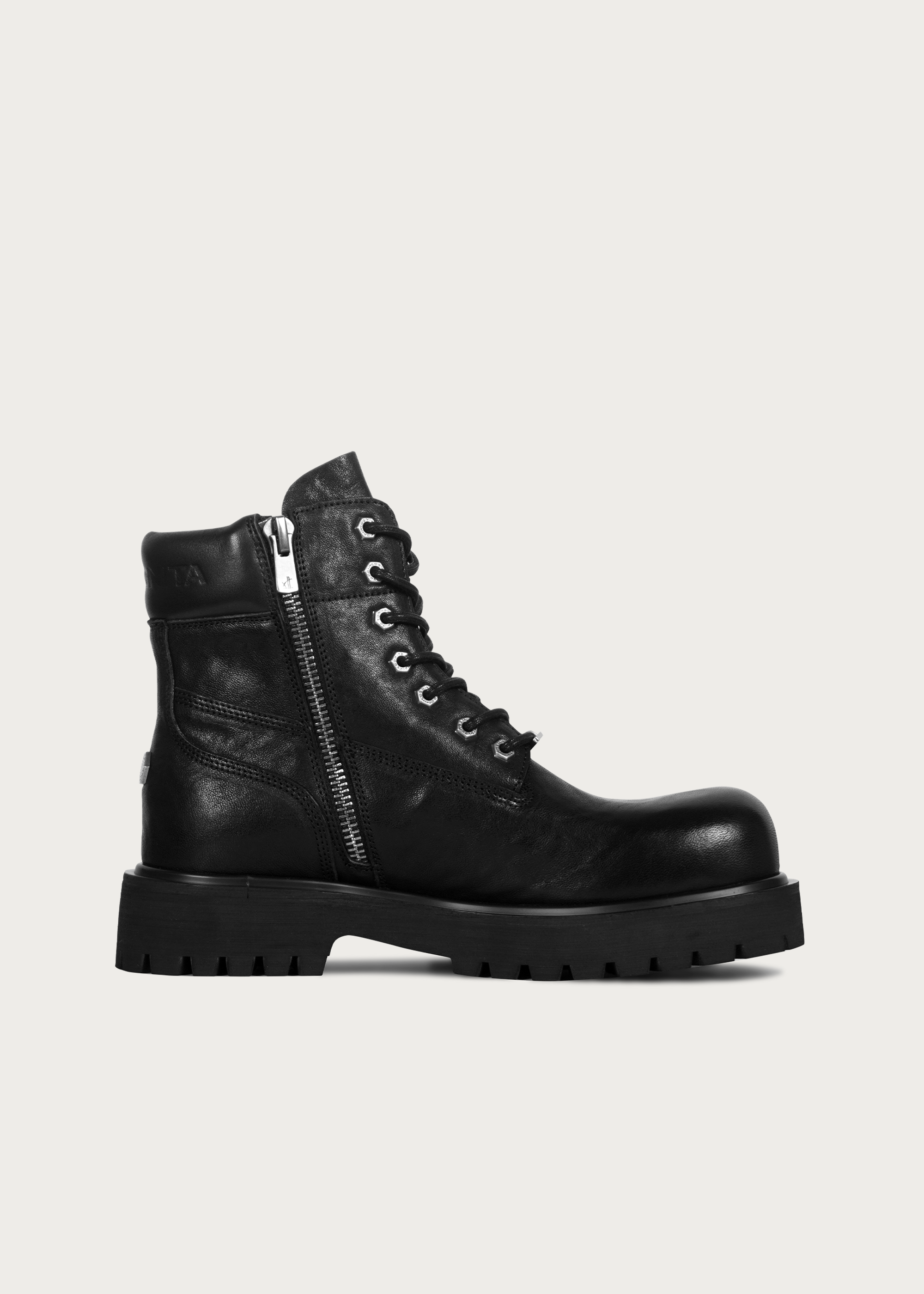 Horsehide Workwear Boots Black