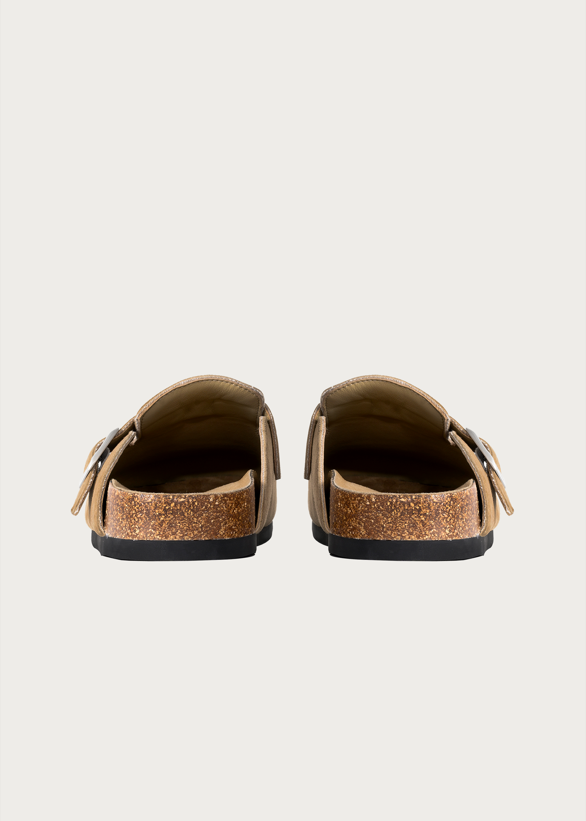 Sheepskin Clogs Khaki