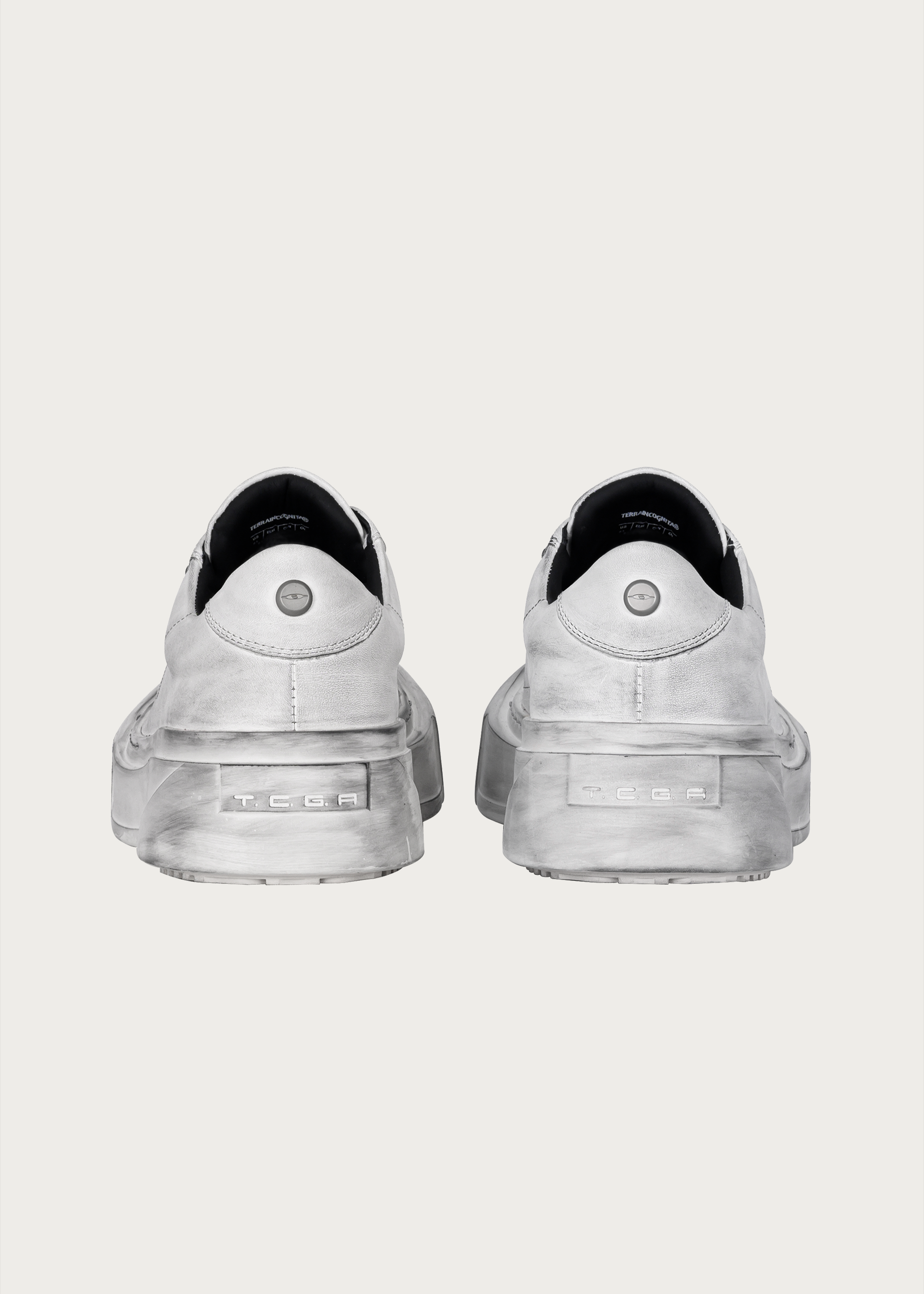 Lake Moon Skateboard Shoes Dirty White