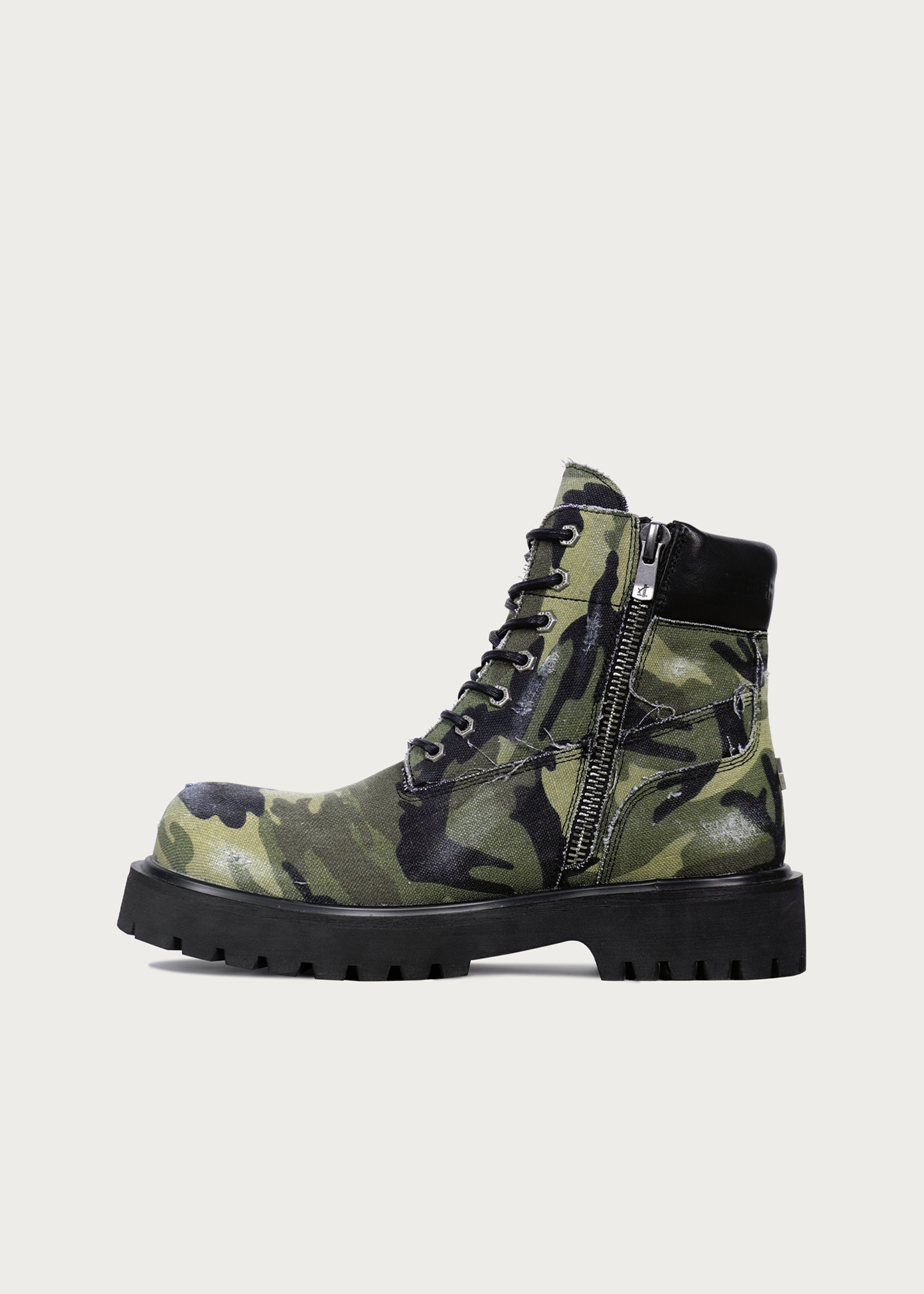 Camouflage Workwear Combat Boots