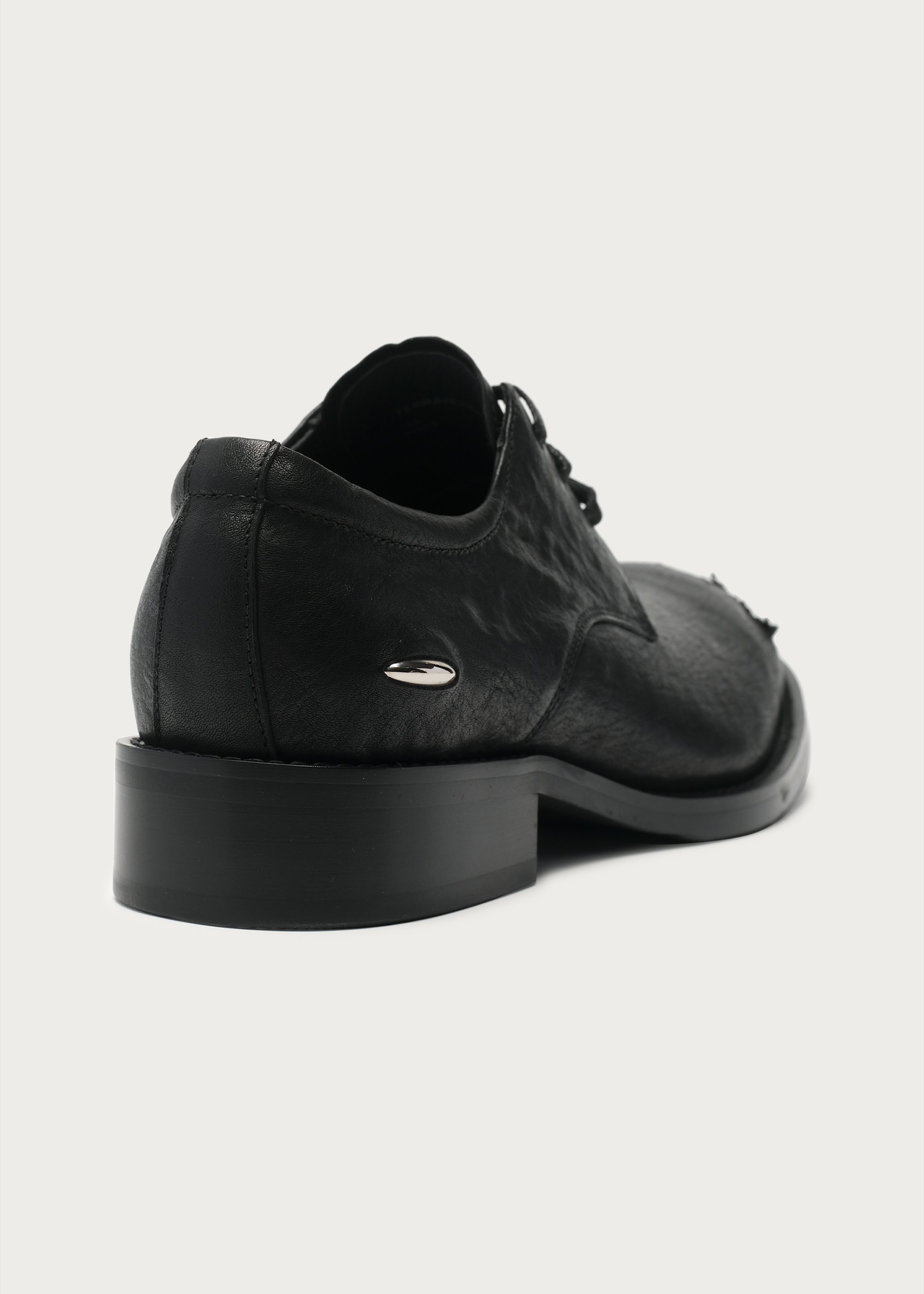 Metal-toe Derby shoes