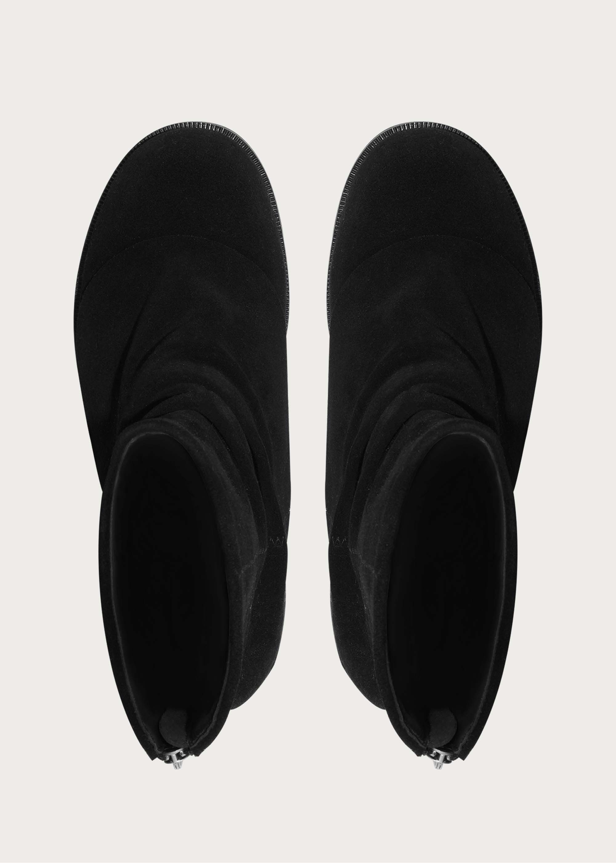 【Pre-sale 30-45 days】Suede round-toe boots