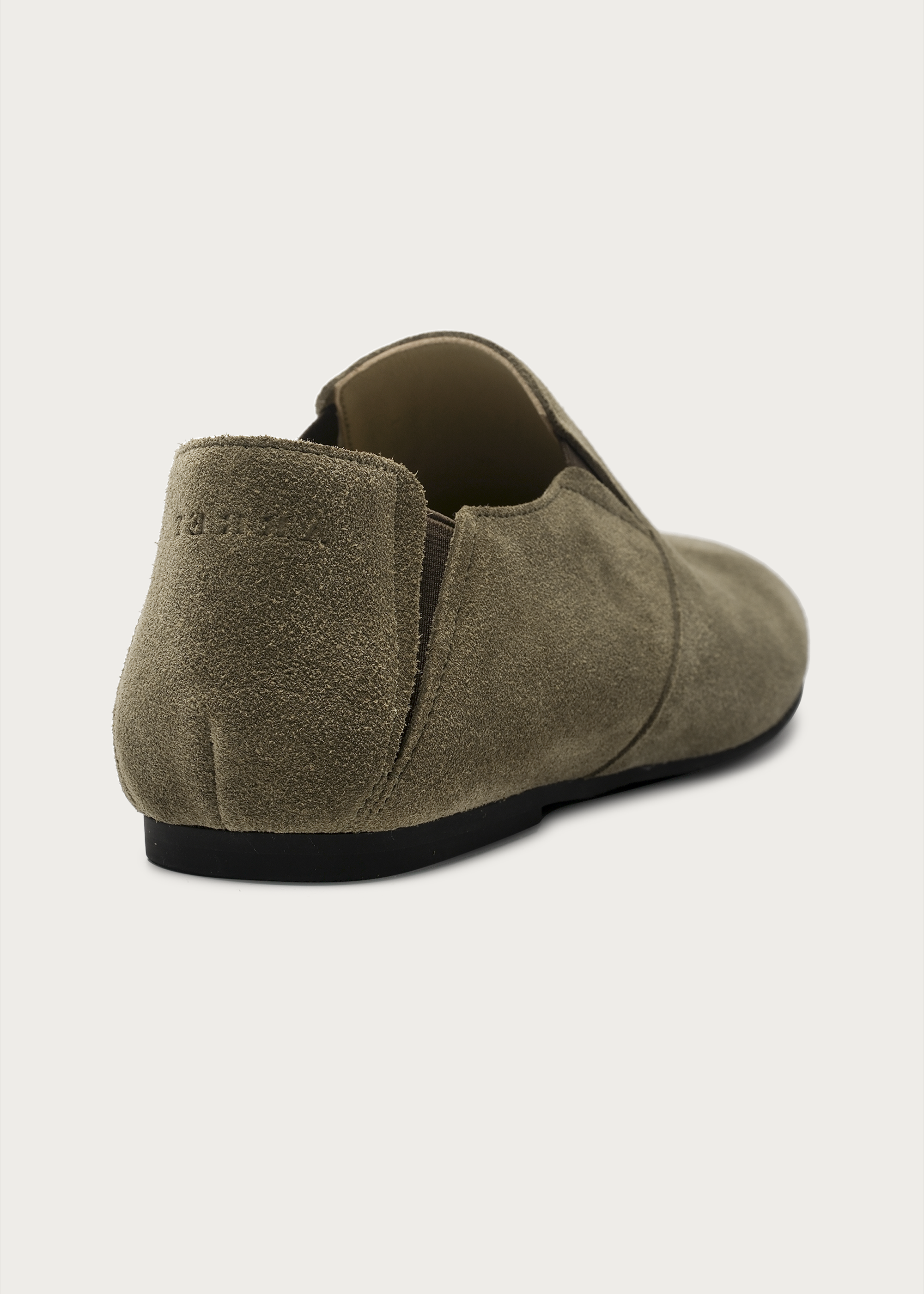 Slip-on suede loafers Green