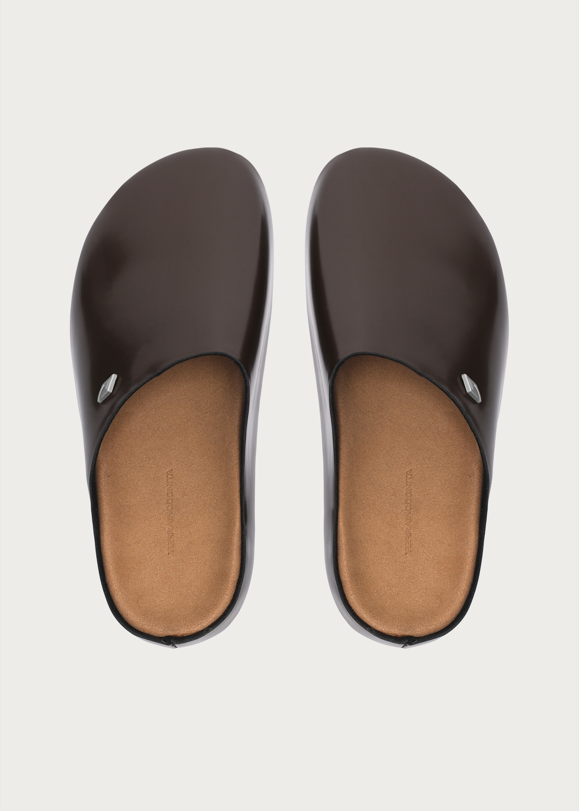 Star Emblem 3.0 Clogs Glossy Brown
