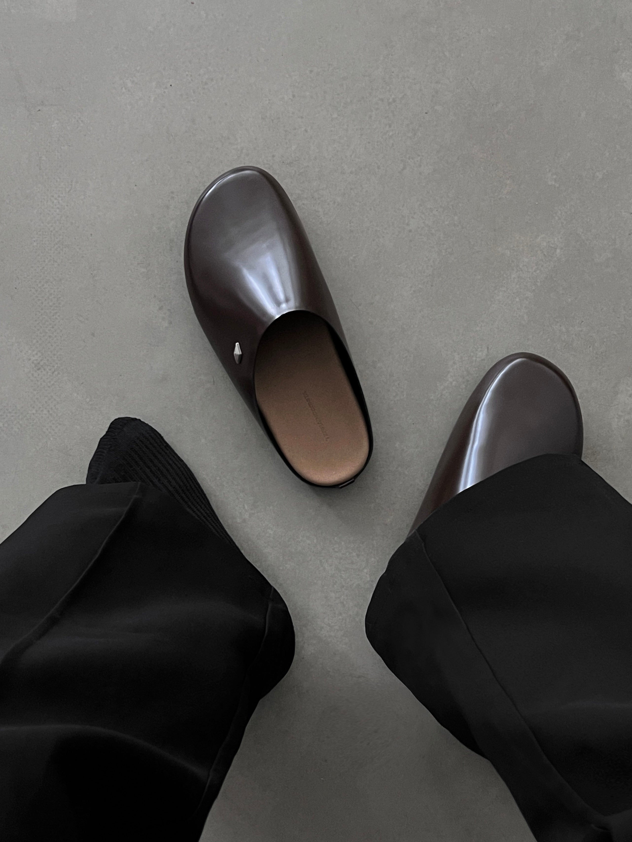 Star Emblem 3.0 Clogs Glossy Brown