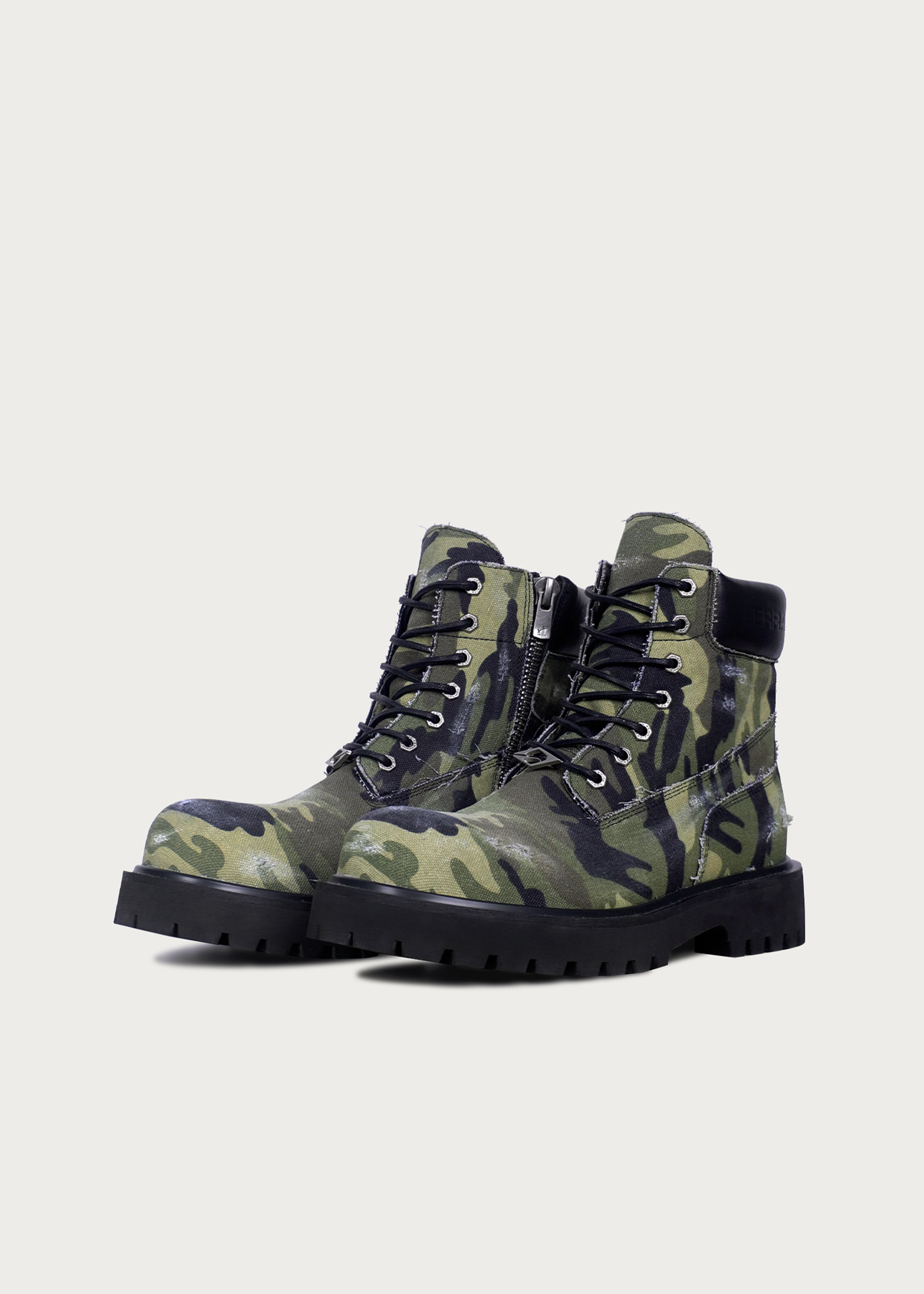 Camouflage Workwear Combat Boots