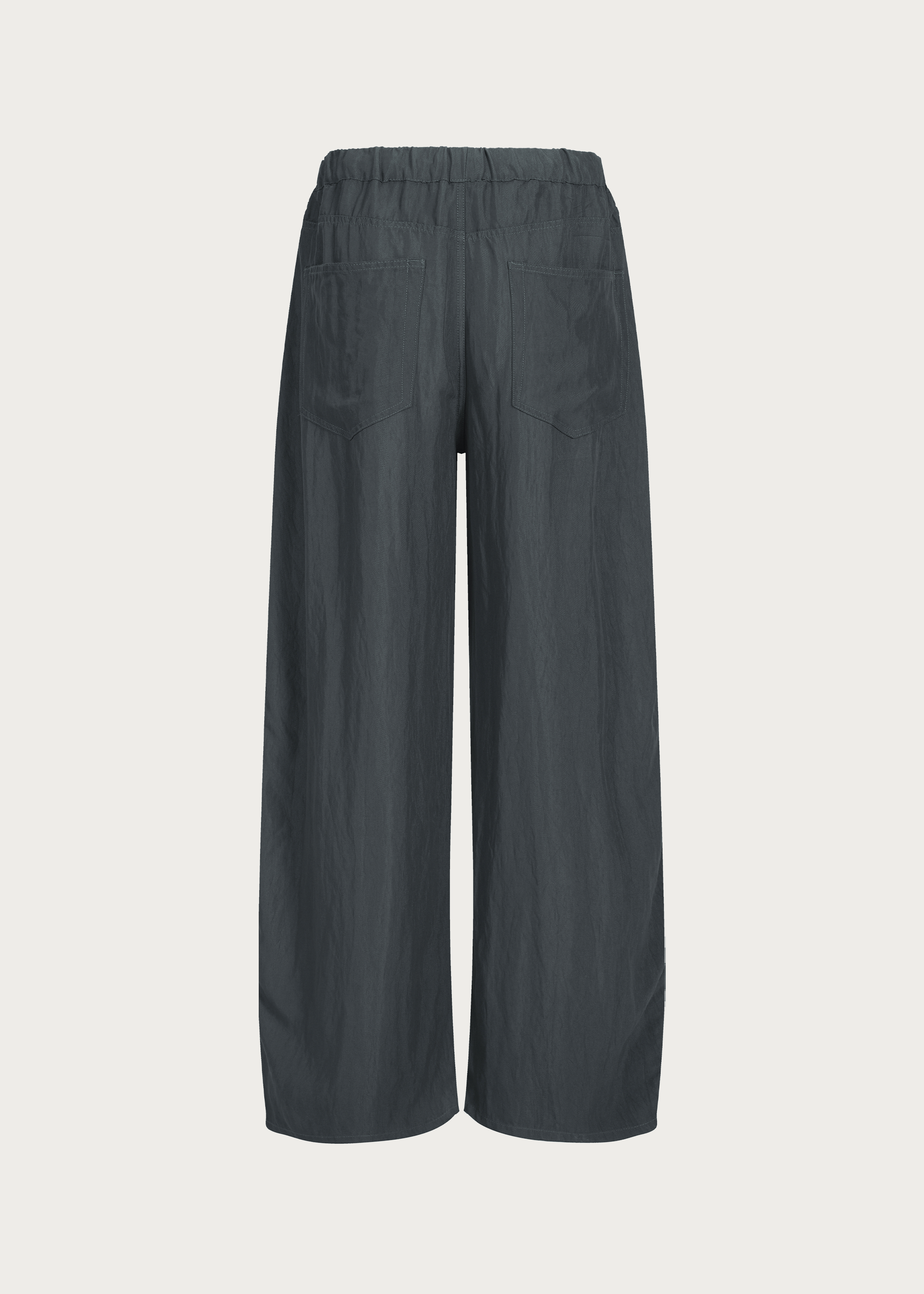 Drapey Drawstring Casual Trousers