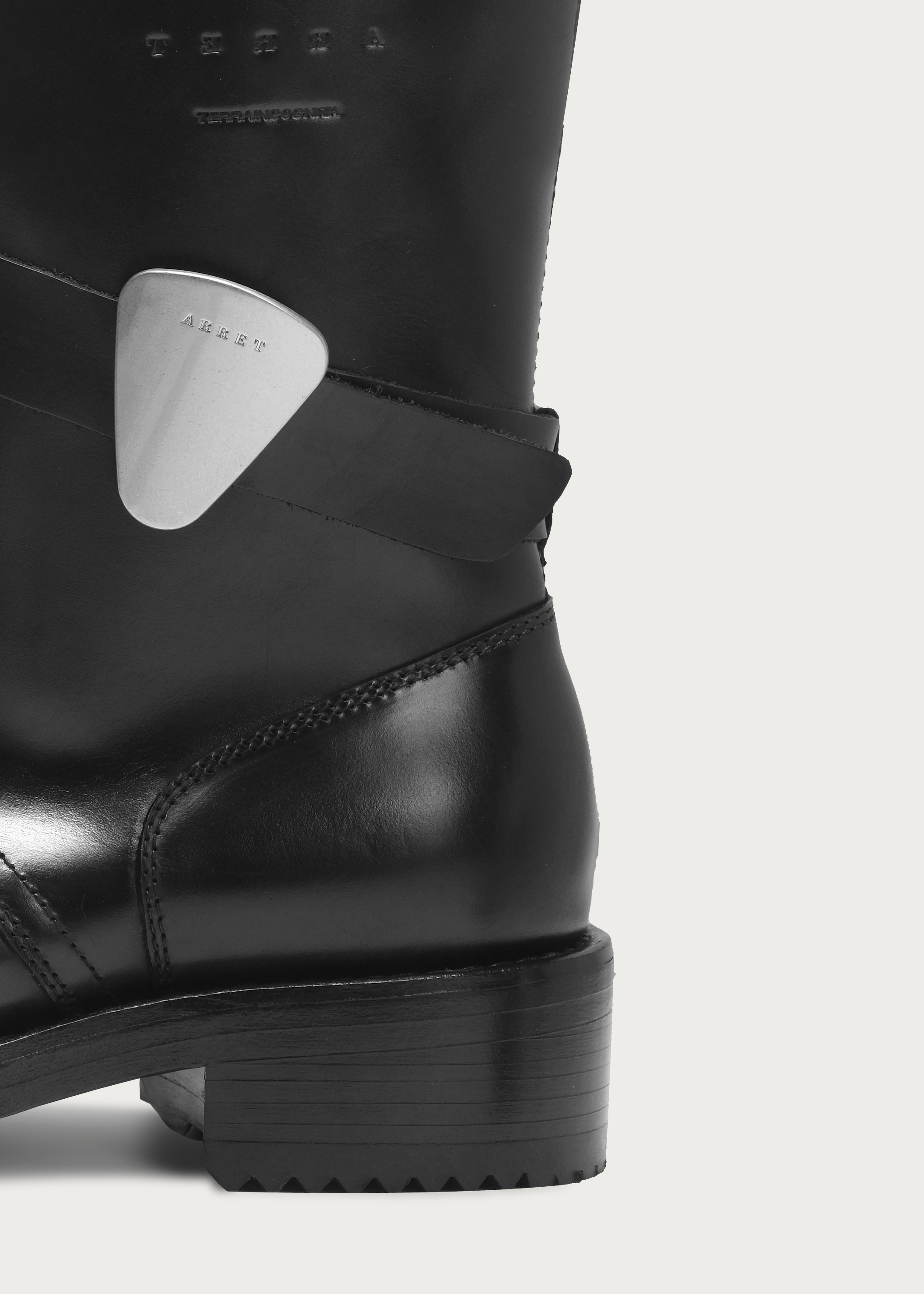 Leather Mid-Calf Boots