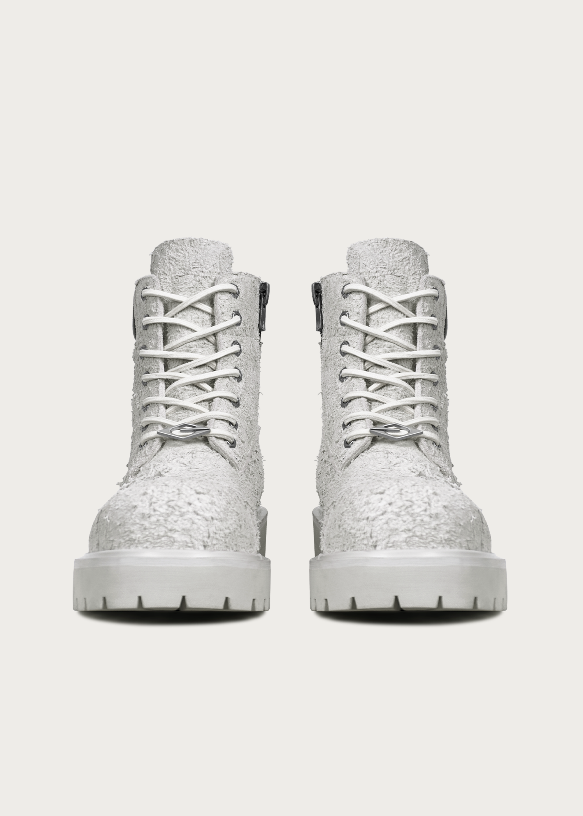 Suede Workwear Boots Cloud Gray