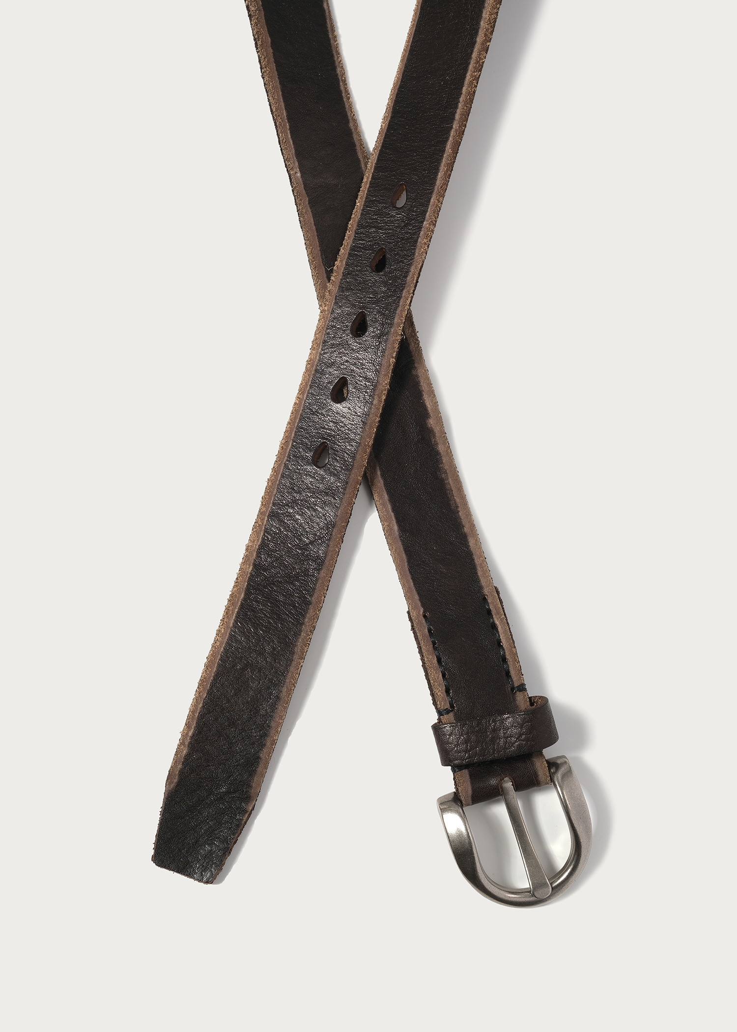 Hand-Rubbed Cowhide Belt