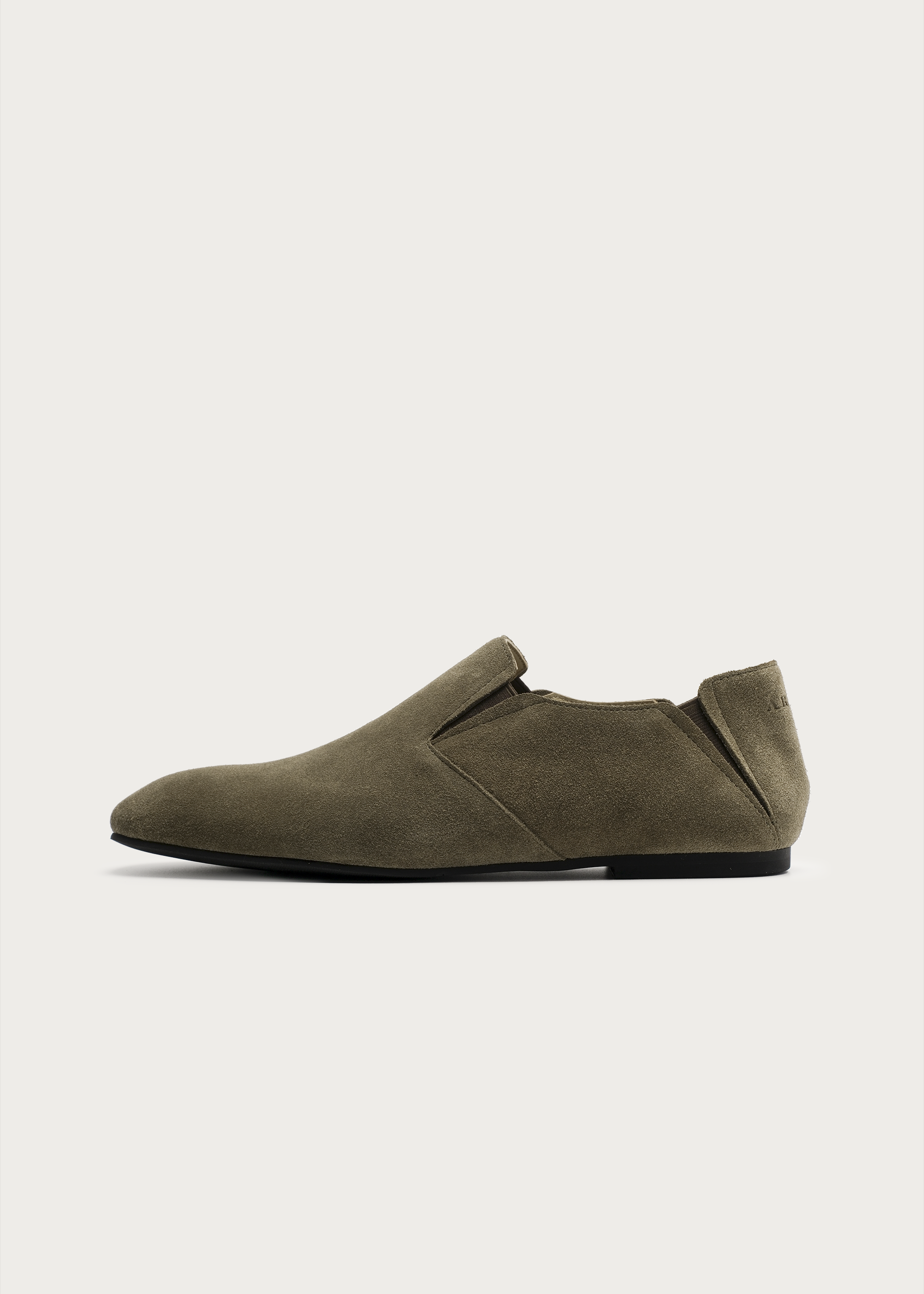 Slip-on suede loafers Green