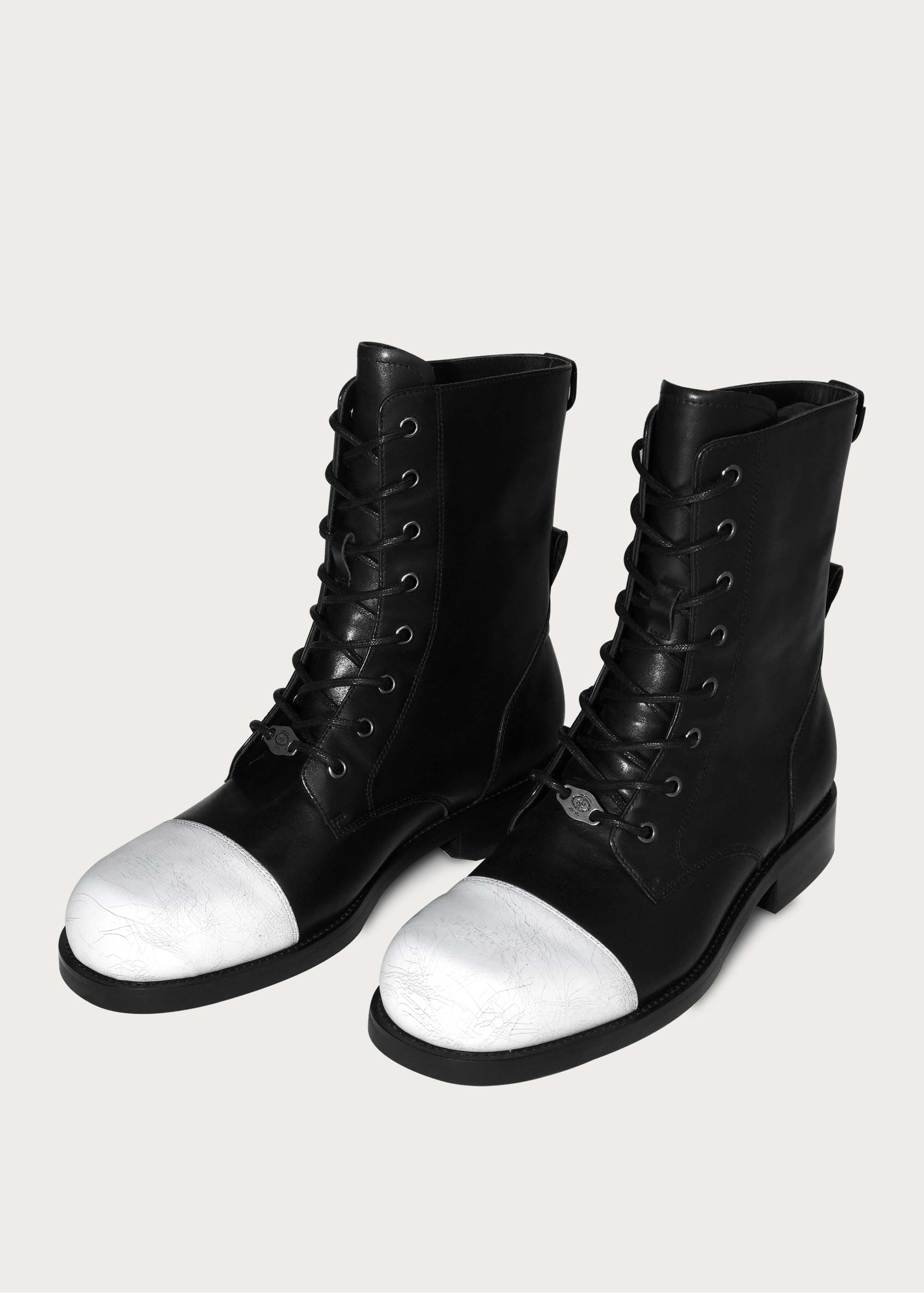 【Pre-sale 30-45 days】White-toed boots