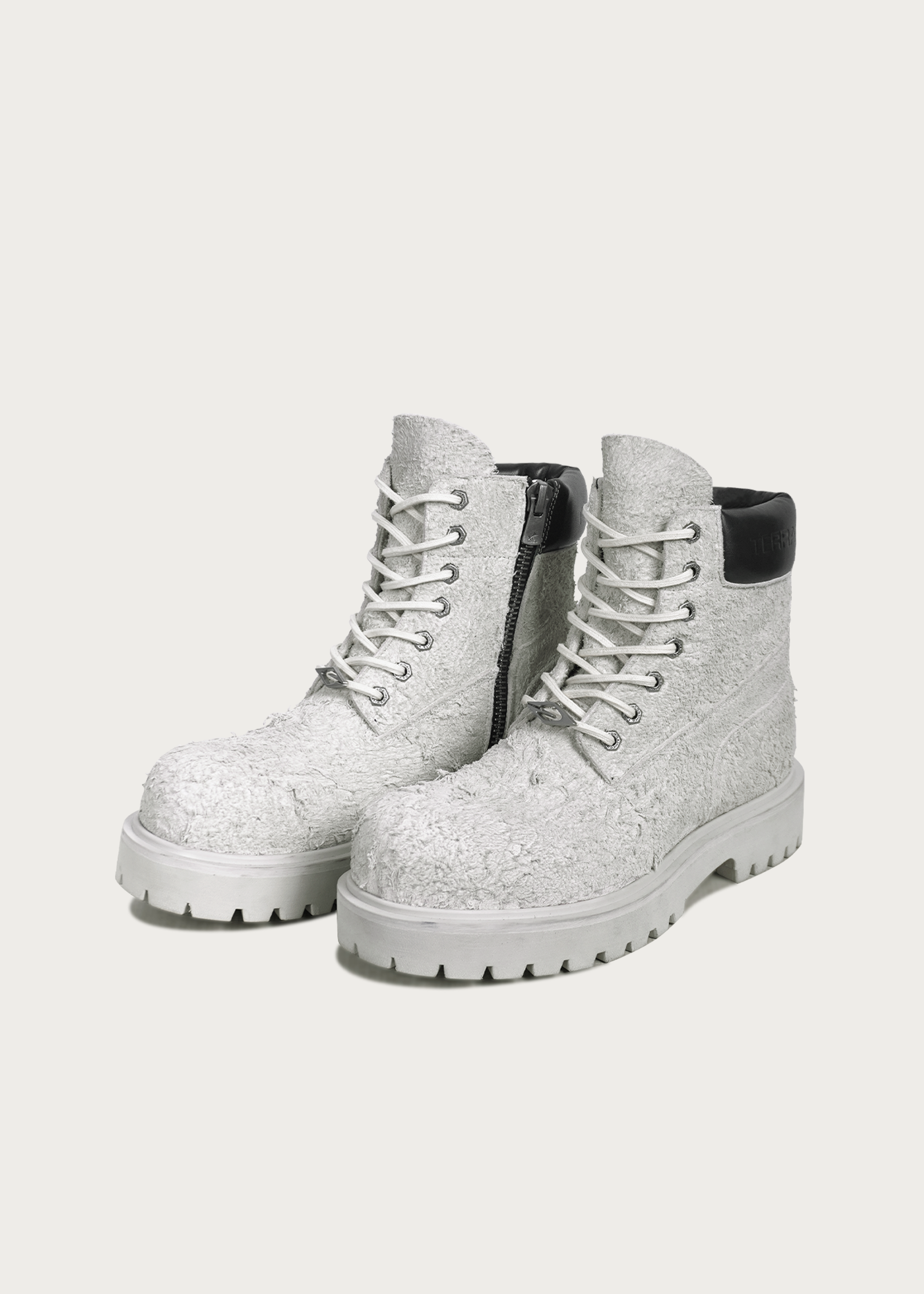 Suede Workwear Boots Cloud Gray