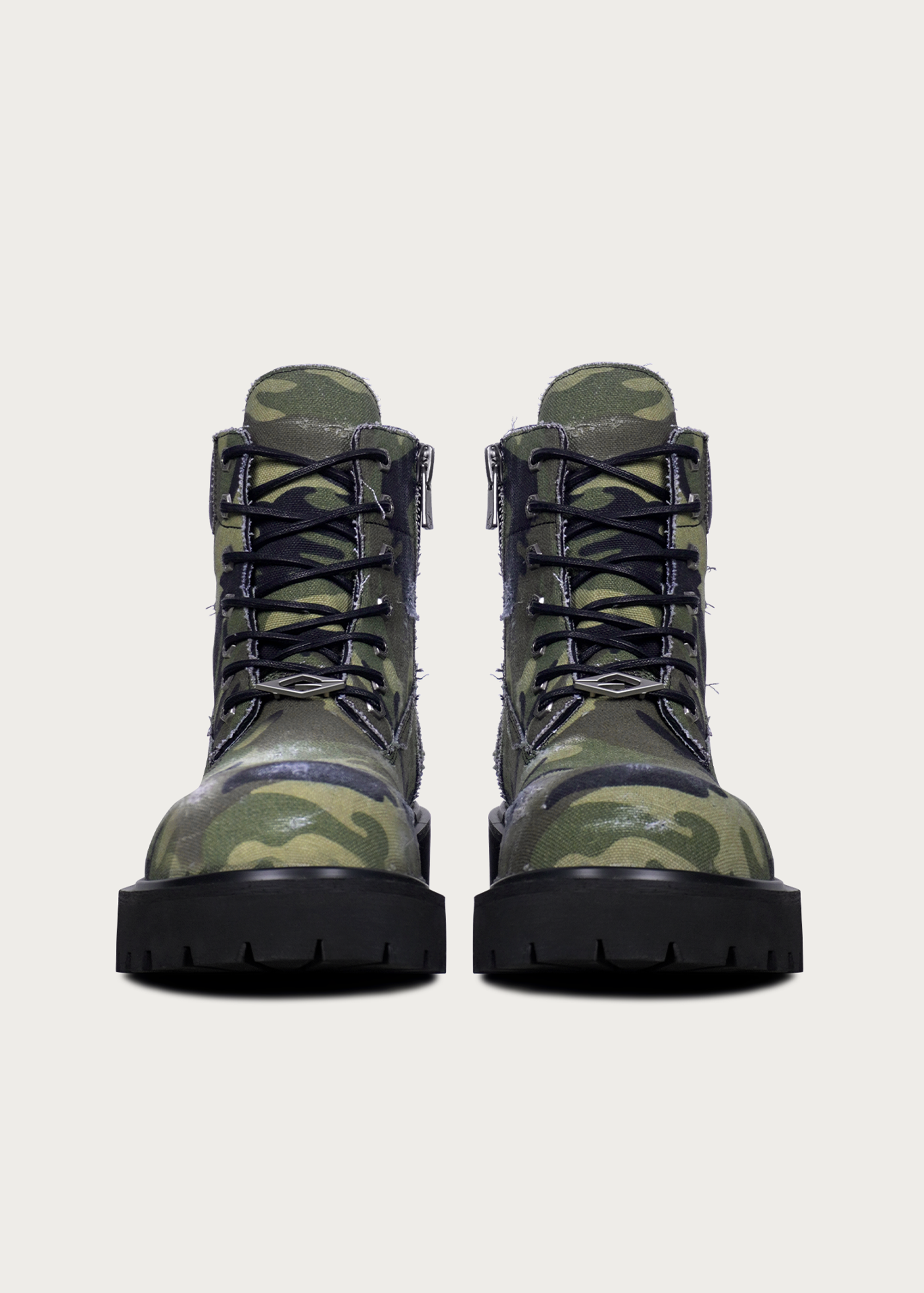 Camouflage Workwear Combat Boots