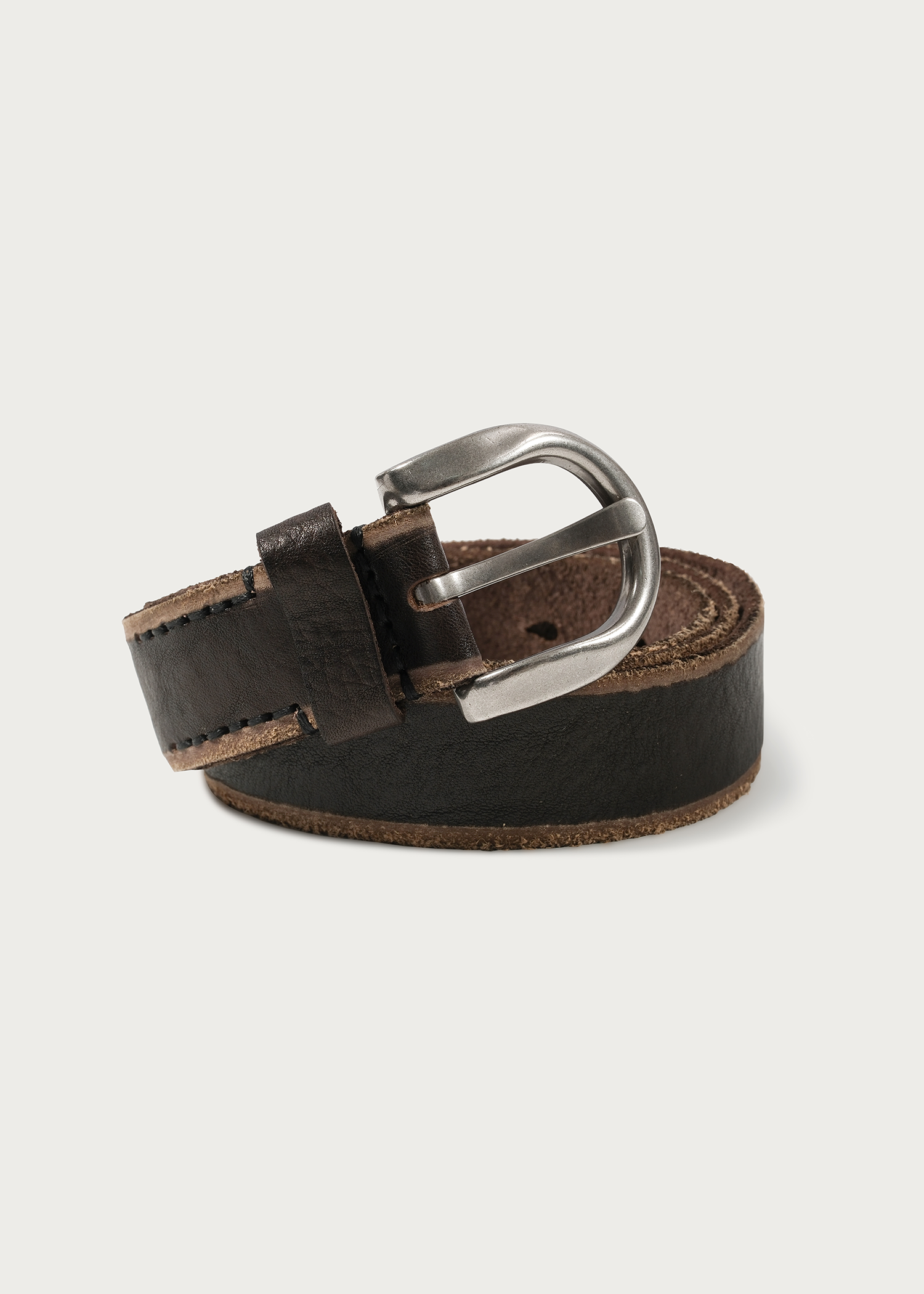 Hand-Rubbed Cowhide Belt