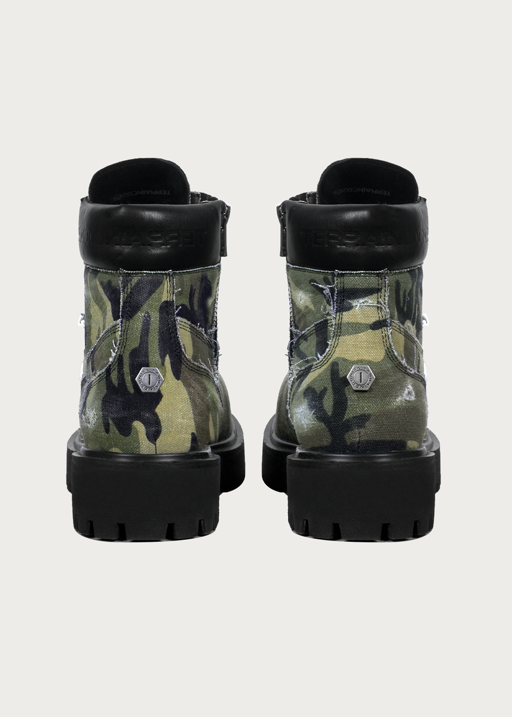 Camouflage Workwear Combat Boots