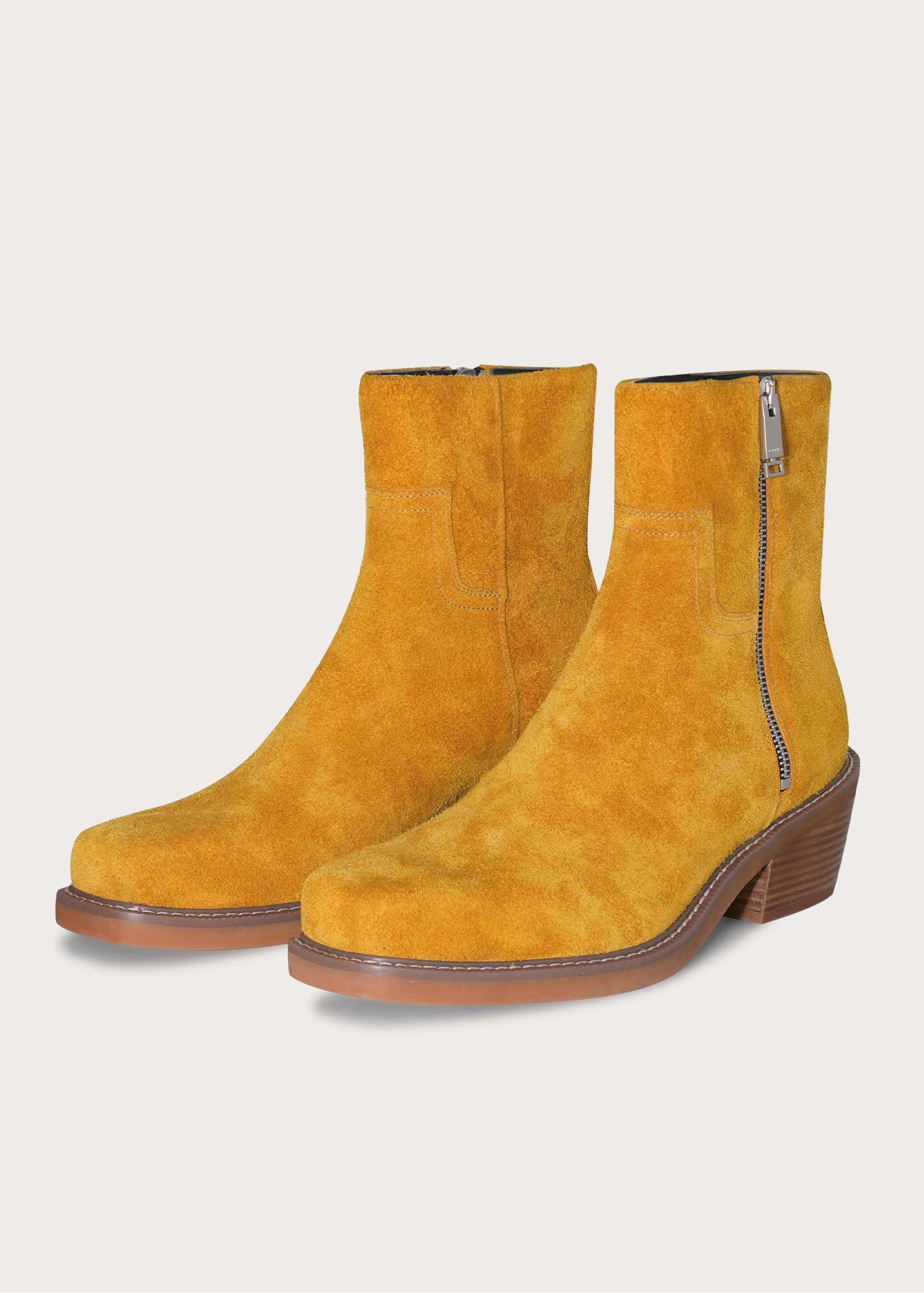【Pre-sale 30-45 days】Yellow suede boots