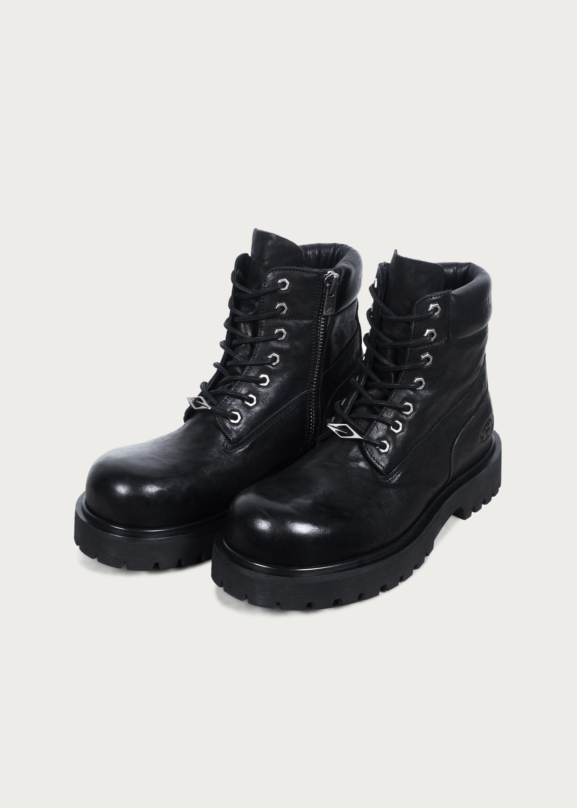Horsehide Workwear Boots Black