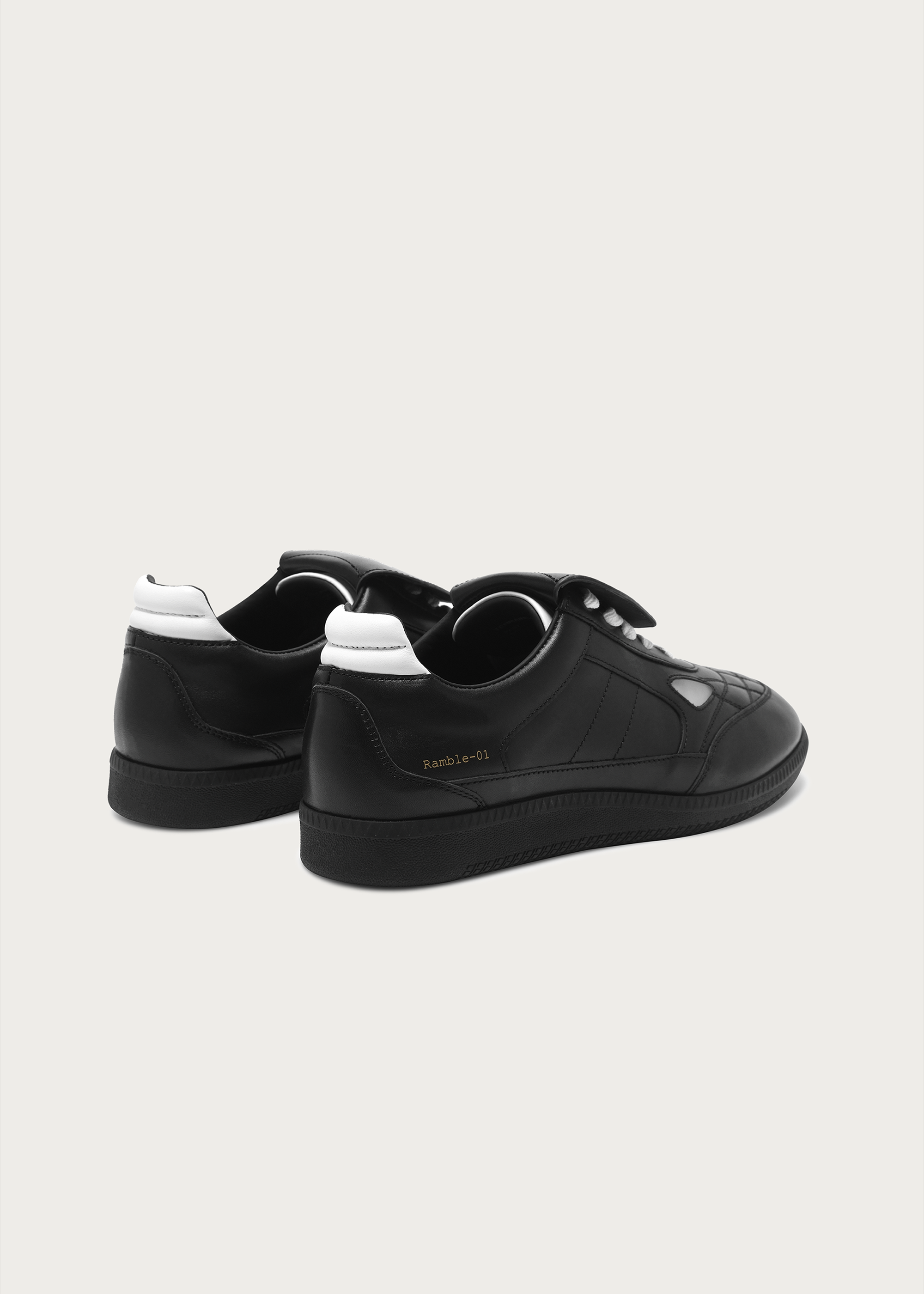 Ramble Sneakers Textured Black