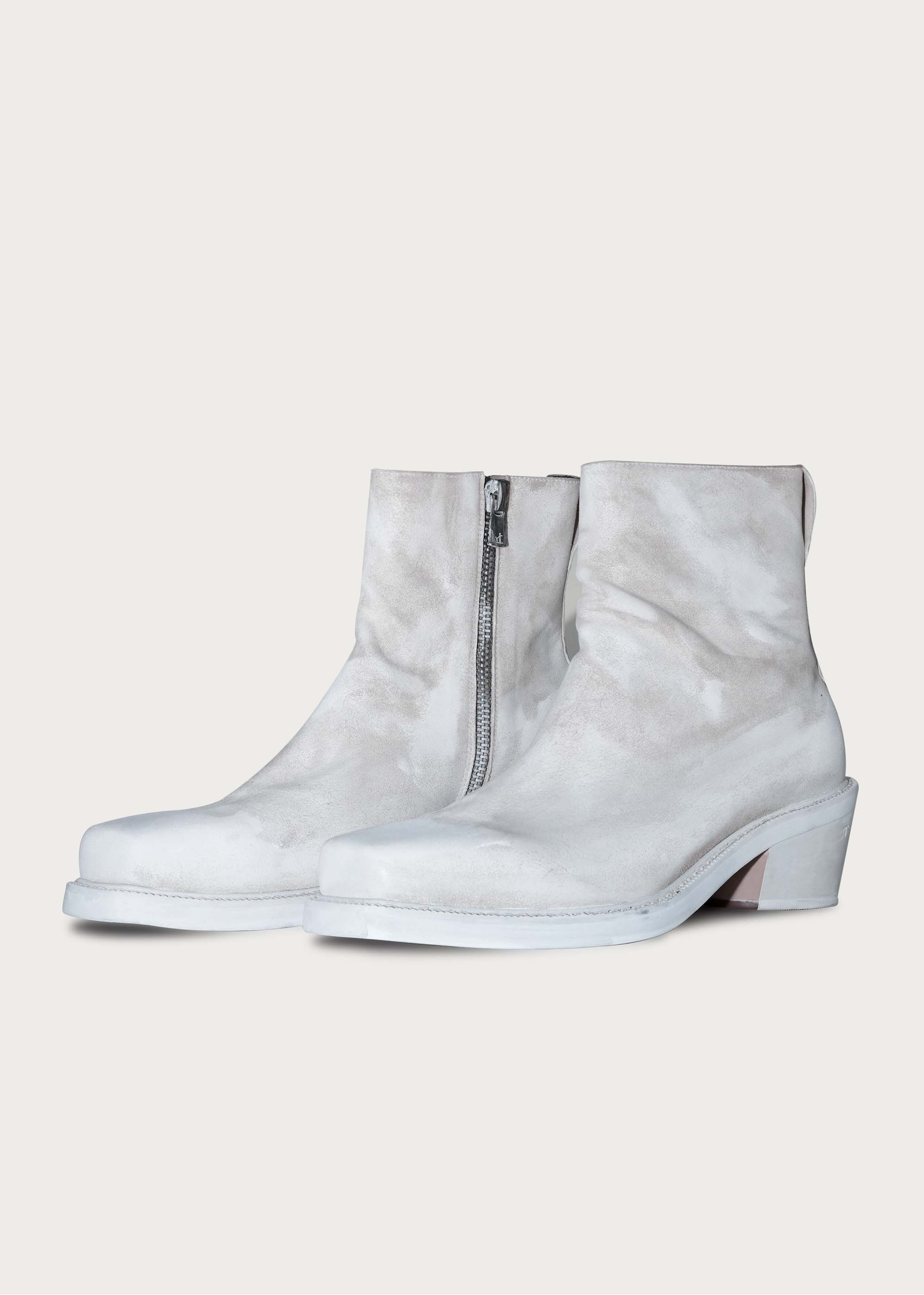 【Pre-sale 30-45 days】White painted boots