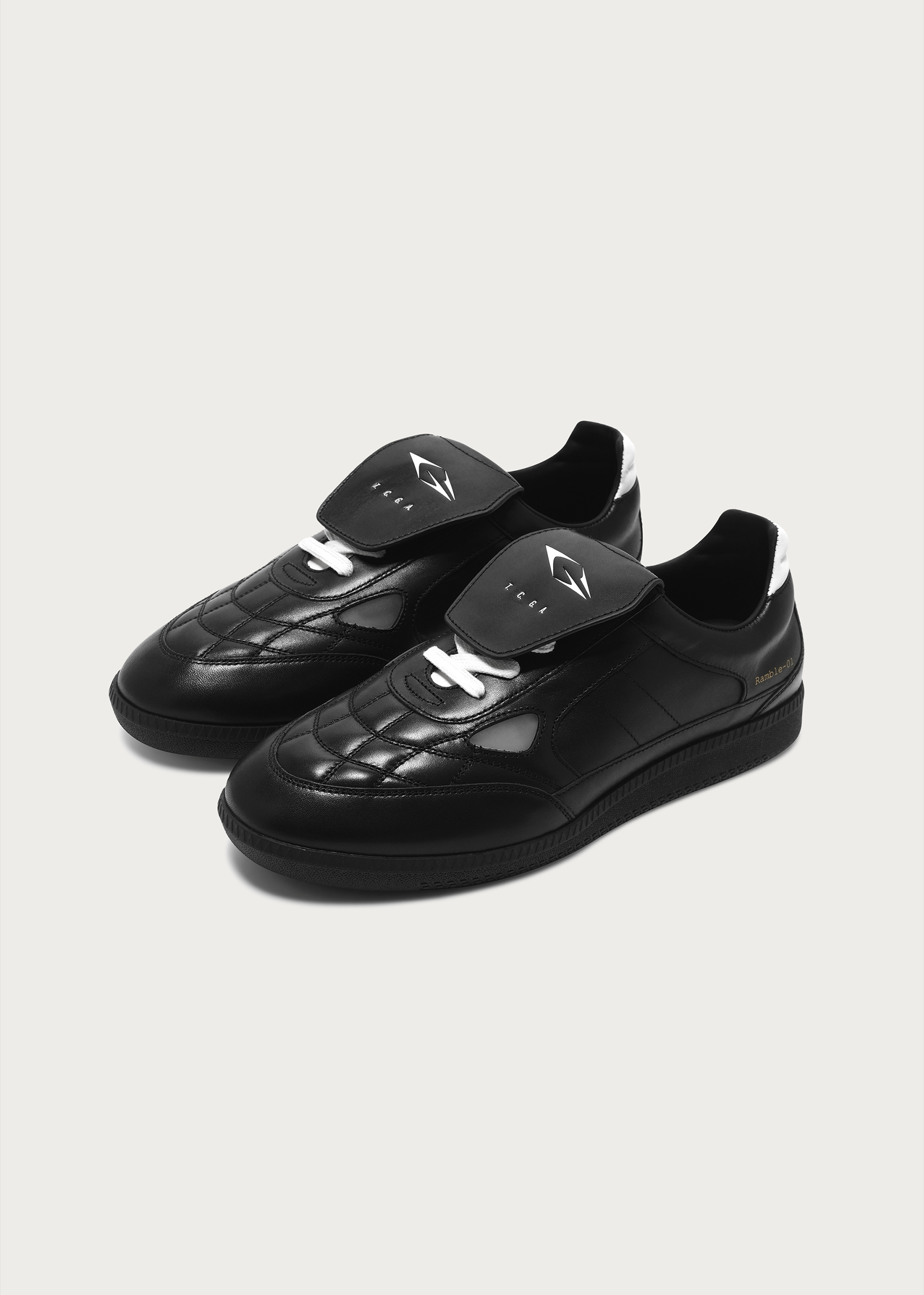 Ramble Sneakers Textured Black